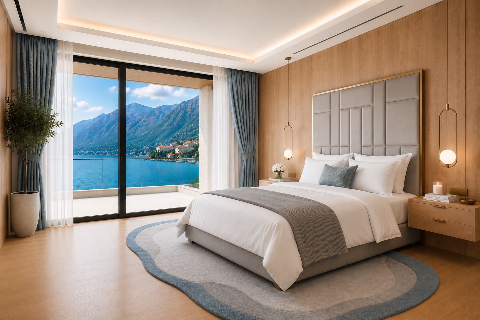 Mediterranean-inspired bedroom