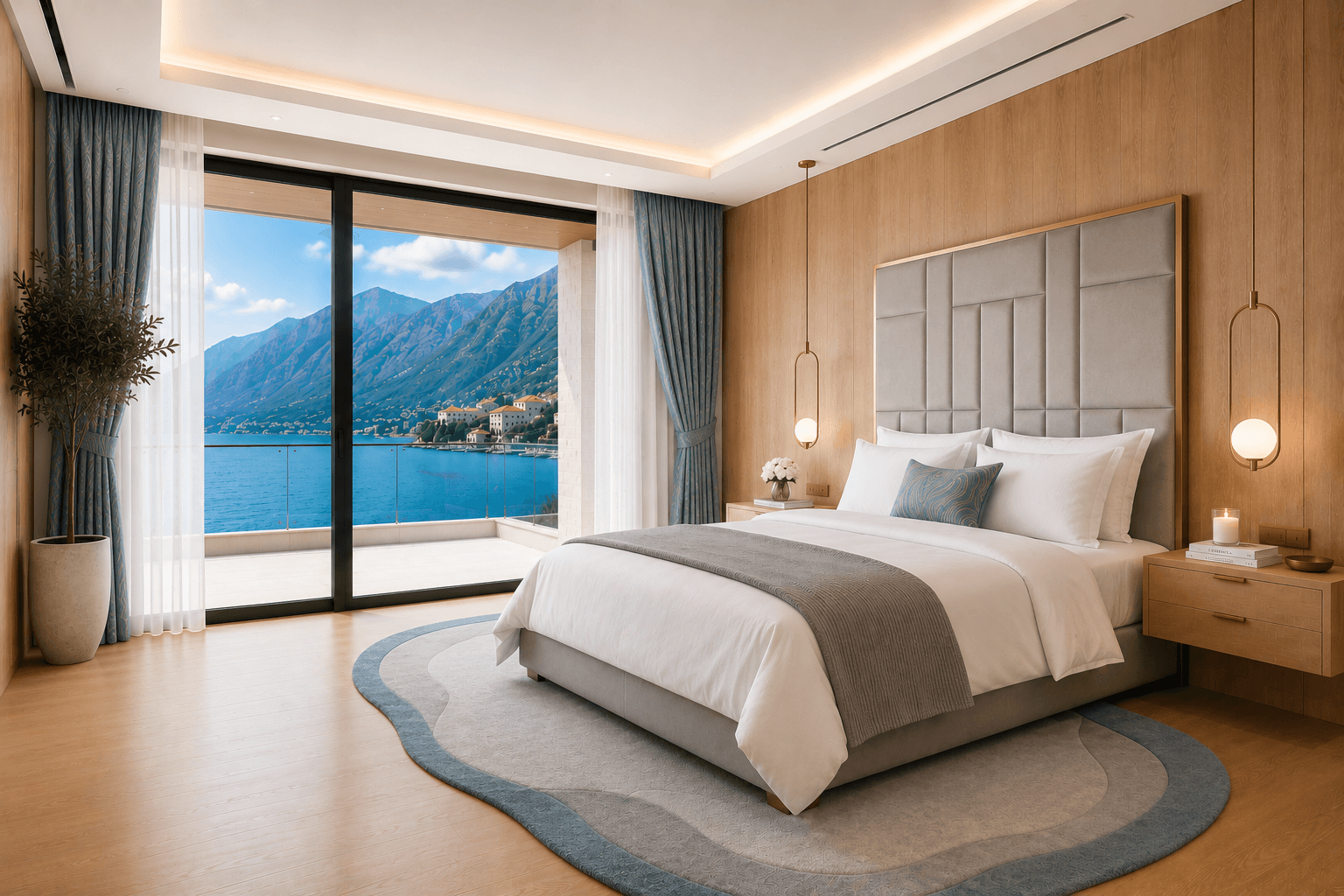 Mediterranean-inspired bedroom